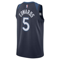 Nike Anthony Edwards Minnesota Timberwolves Unisex Swingman Jersey Icon Edition Navy