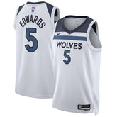 Nike Anthony Edwards Minnesota Timberwolves Unisex Swingman Jersey Association Edition White