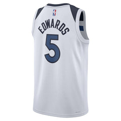 Nike Anthony Edwards Minnesota Timberwolves Unisex Swingman Jersey Association Edition White