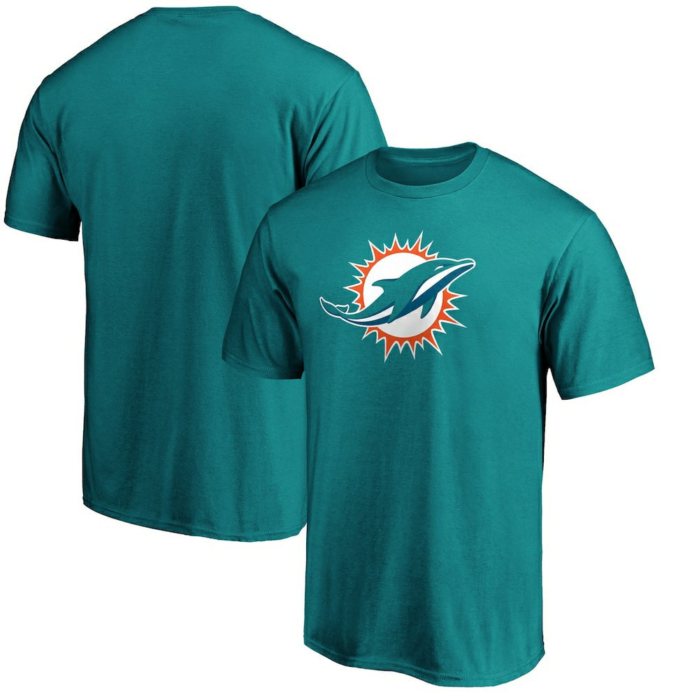 Miami Dolphins Primary Logo T-Shirt - Aqua - Fanatics