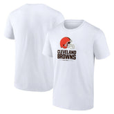 Cleveland Browns Team Lockup T-Shirt - White - NFL