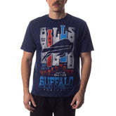Buffalo Bills The Wild Collective Unisex Tour Band T-Shirt - Navy - NFL