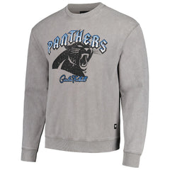 Carolina Panthers The Wild Collective Unisex Distressed Pullover Sweatshirt - Gray - NFL