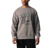 Philadelphia Eagles The Wild Collective Unisex Distressed Pullover Sweatshirt - Gray - NFL
