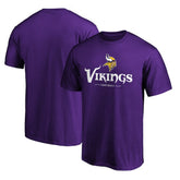 Minnesota Vikings Team Lockup T-Shirt - Purple - NFL