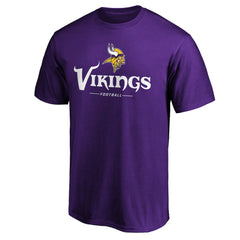 Minnesota Vikings Team Lockup T-Shirt - Purple - NFL