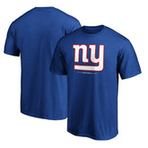New York Giants Team Lockup T-Shirt - Royal - NFL