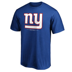 New York Giants Team Lockup T-Shirt - Royal - NFL