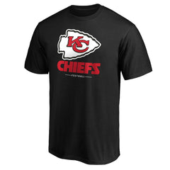 Kansas City Chiefs Team Lockup T-Shirt - Black - NFL