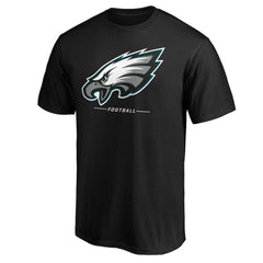 Philadelphia Eagles Team Lockup T-Shirt - Black - NFL