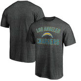 Los Angeles Chargers Victory Arch T-Shirt - Heather Charcoal - Fanatics