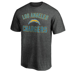 Los Angeles Chargers Victory Arch T-Shirt - Heather Charcoal - Fanatics