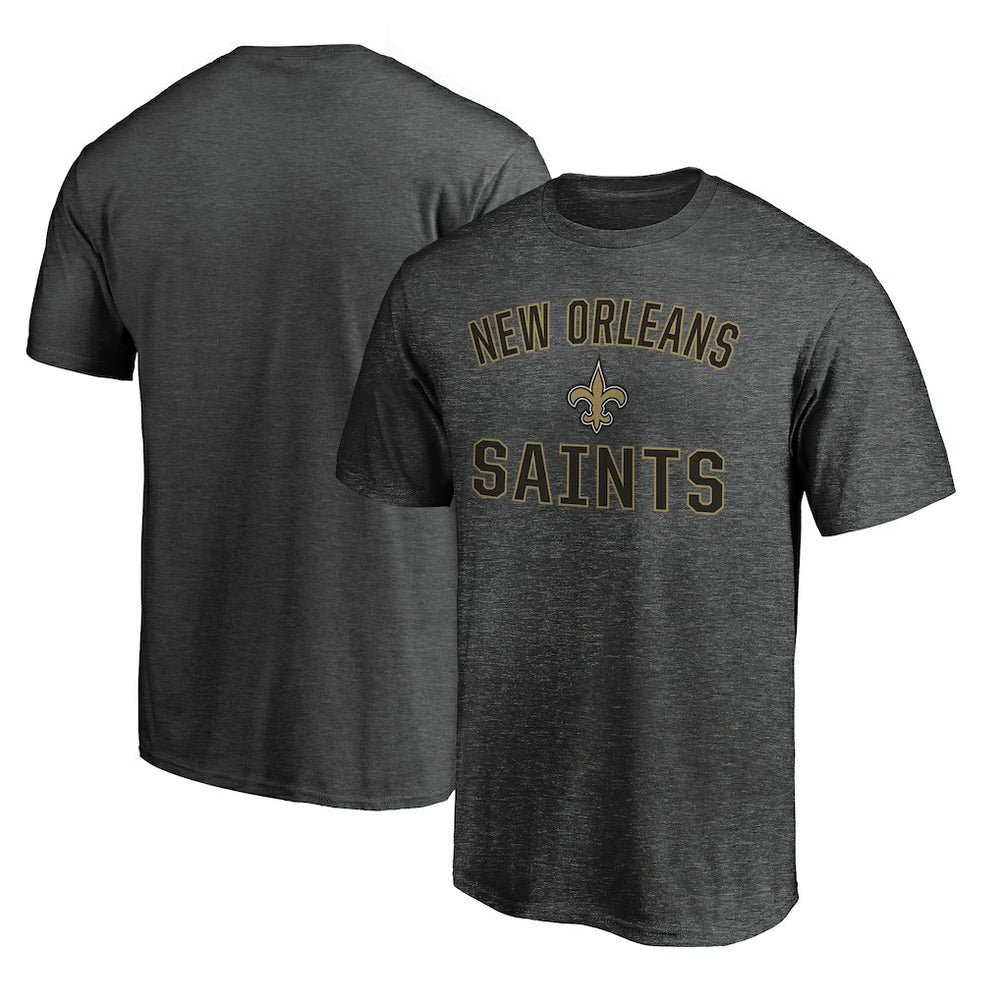 New Orleans Saints Victory Arch T-Shirt - Heather Charcoal - Fanatics