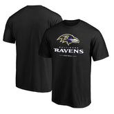 Baltimore Ravens Team Lockup T-Shirt - Black - NFL