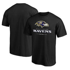 Baltimore Ravens Team Lockup T-Shirt - Black - NFL