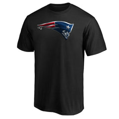 New England Patriots Midnight Mascot Team Logo T-Shirt - Black - NFL