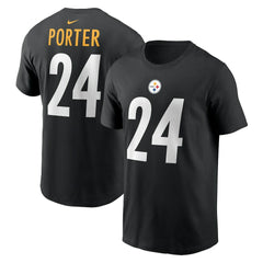 Joey Porter Jr. Pittsburgh Steelers Player Name & Number T-Shirt - Black - Nike