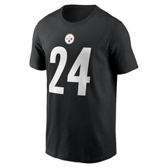 Joey Porter Jr. Pittsburgh Steelers Player Name & Number T-Shirt - Black - Nike