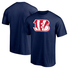 Cincinnati Bengals Red White and Team T-Shirt - Navy - NFL