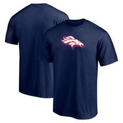 Denver Broncos Red White and Team T-Shirt - Navy - NFL