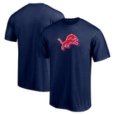 Detroit Lions Red White and Team T-Shirt - Navy - NFL