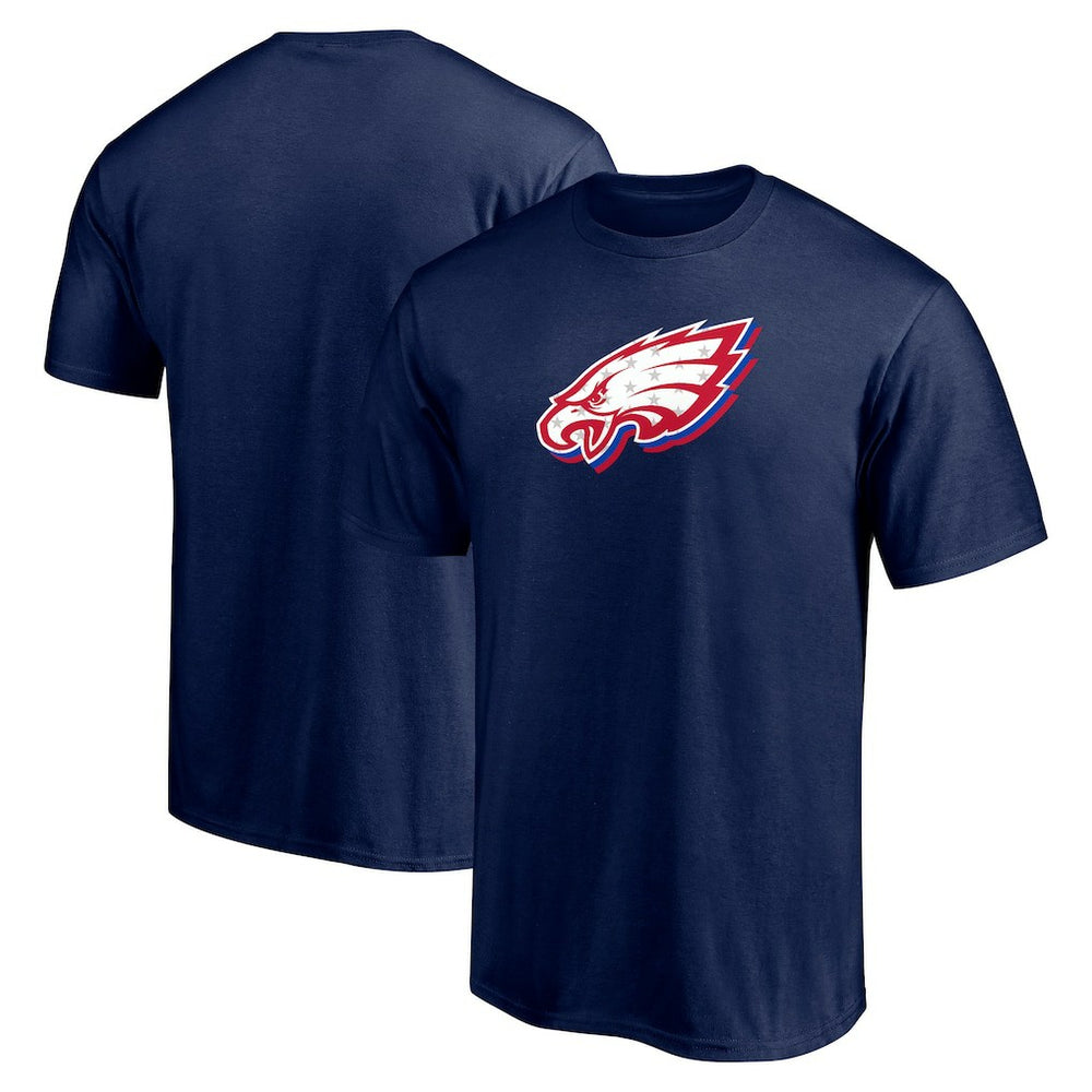 Philadelphia Eagles Red White and Team T-Shirt - Navy - NFL