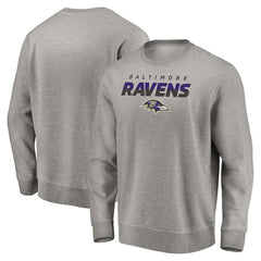 Baltimore Ravens Elevate Play Pullover Sweatshirt - Gray - NFL