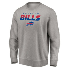 Buffalo Bills Elevate Play Pullover Sweatshirt - Gray - NFL