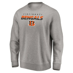 Cincinnati Bengals Elevate Play Pullover Sweatshirt - Gray - NFL