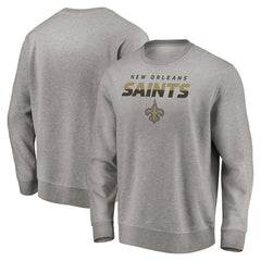 New Orleans Saints Elevate Play Pullover Sweatshirt - Gray - NFL