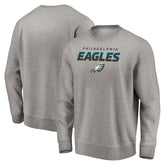 Philadelphia Eagles Elevate Play Pullover Sweatshirt - Gray - NFL