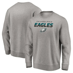 Philadelphia Eagles Elevate Play Pullover Sweatshirt - Gray - NFL