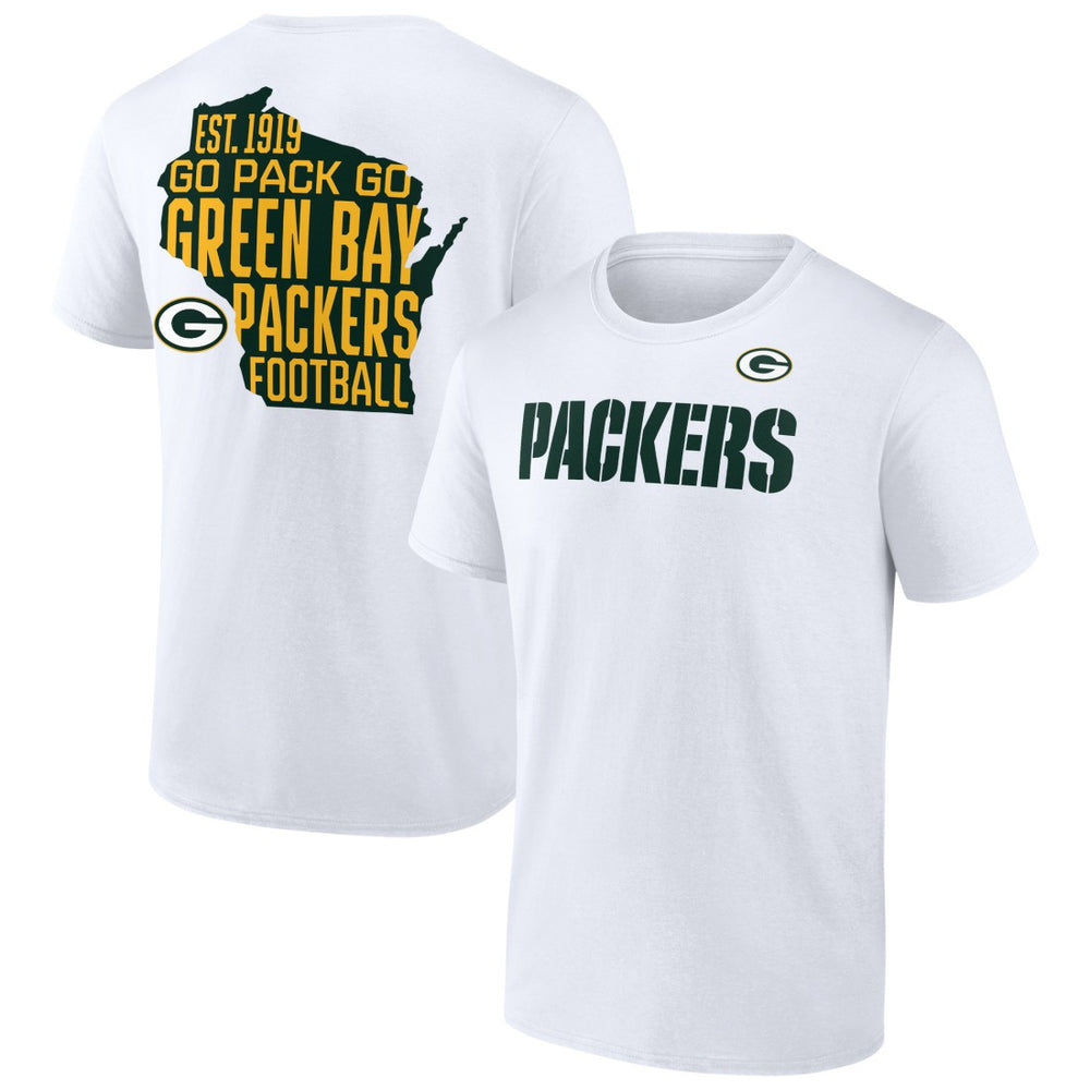 Green Bay Packers Hot Shot T-Shirt - White - NFL