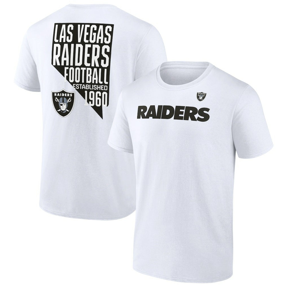 Las Vegas Raiders Hot Shot T-Shirt - White - NFL