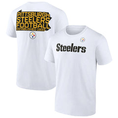 Pittsburgh Steelers Hot Shot T-Shirt - White - NFL