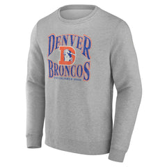 Denver Broncos Playability Pullover Sweatshirt - Gray - NFL