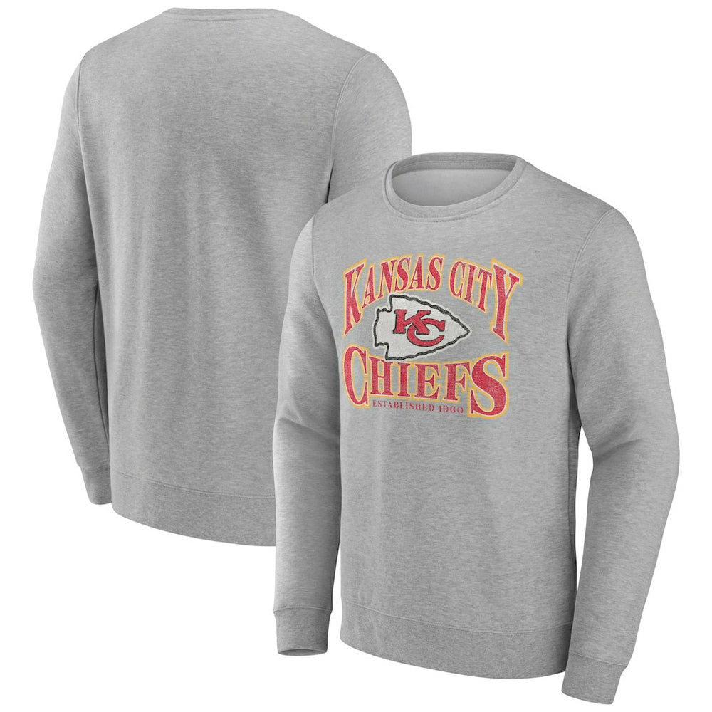 Kansas City Chiefs Playability Pullover Sweatshirt - Gray - NFL