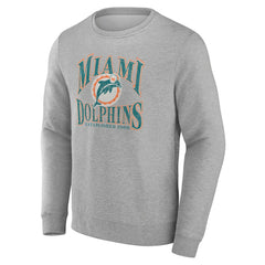 Miami Dolphins Playability Pullover Sweatshirt - Gray - NFL
