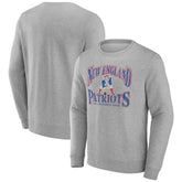 New England Patriots Playability Pullover Sweatshirt - Gray - NFL