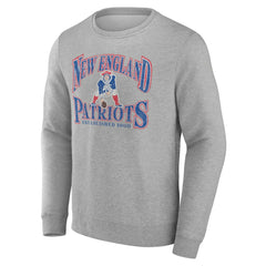 New England Patriots Playability Pullover Sweatshirt - Gray - NFL