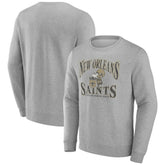 New Orleans Saints Playability Pullover Sweatshirt - Gray - NFL