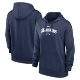 Seattle Mariners Nike Women's Authentic Collection Performance Pullover Hoodie Outlet
