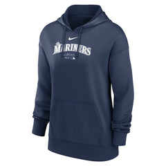 Seattle Mariners Nike Women's Authentic Collection Performance Pullover Hoodie Outlet