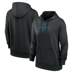 Miami Marlins Nike Women's Authentic Collection Performance Pullover Hoodie for sale