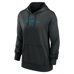 Miami Marlins Nike Women's Authentic Collection Performance Pullover Hoodie for sale