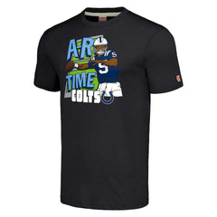Anthony Richardson Sr. Indianapolis Colts Homage Unisex Caricature Player Tri-Blend T-Shirt - Charcoal - NFL