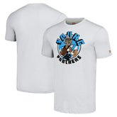 Bryce Young Carolina Panthers Homage Unisex Caricature Player Tri-Blend T-Shirt - Ash - NFL