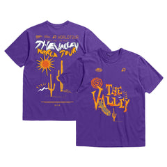Mitchell & Ness Phoenix Suns Bleacher Report x Unisex World Tour T-Shirt Purple