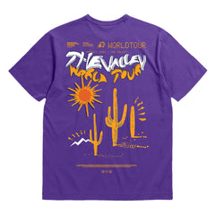 Mitchell & Ness Phoenix Suns Bleacher Report x Unisex World Tour T-Shirt Purple
