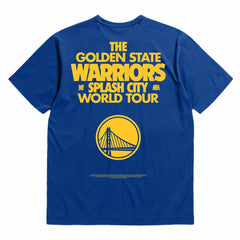 Mitchell & Ness Golden State Warriors Bleacher Report x Unisex World Tour T-Shirt Royal